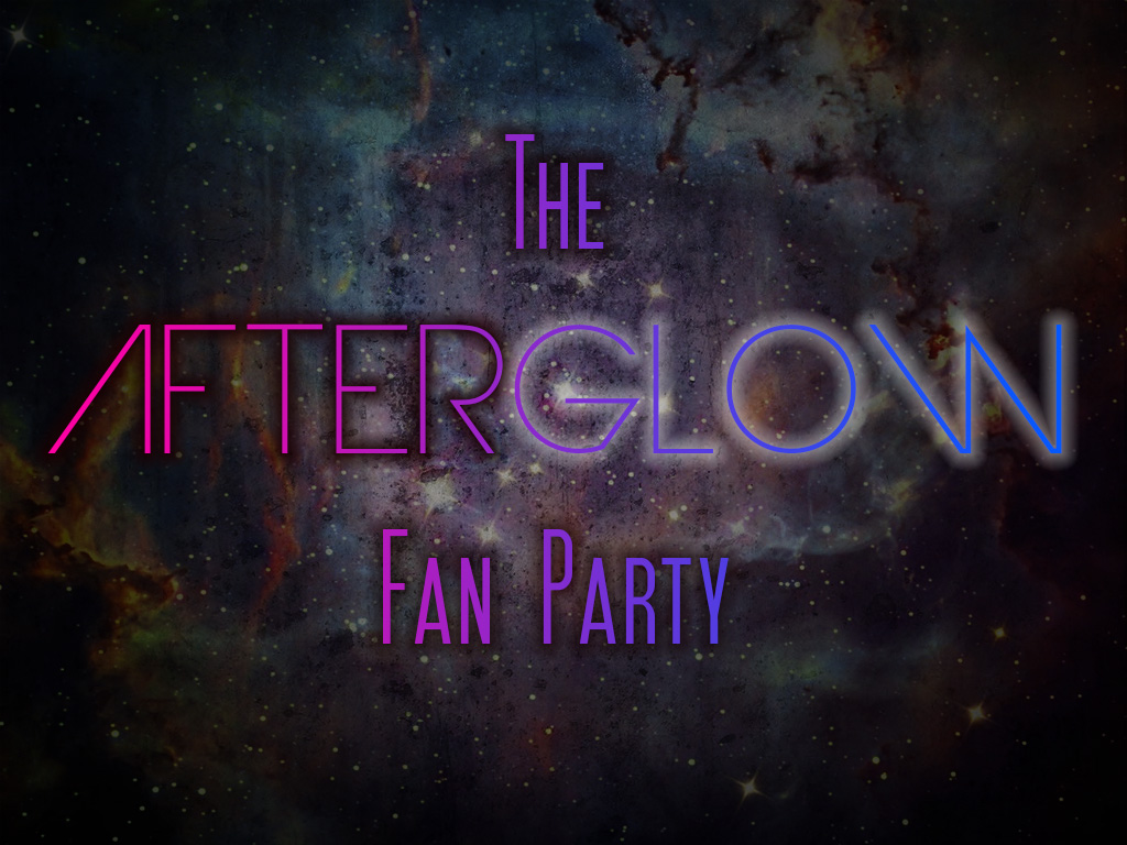 AfterGLOW Fan Party banner